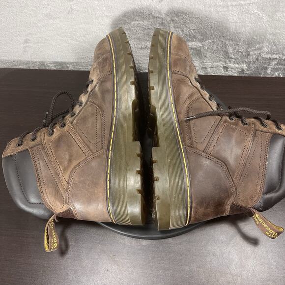 Dr Martens Industrial Ironbridge AW004 Men Size 11 US Brown Steel Toe Work Boots - Picture 13 of 14